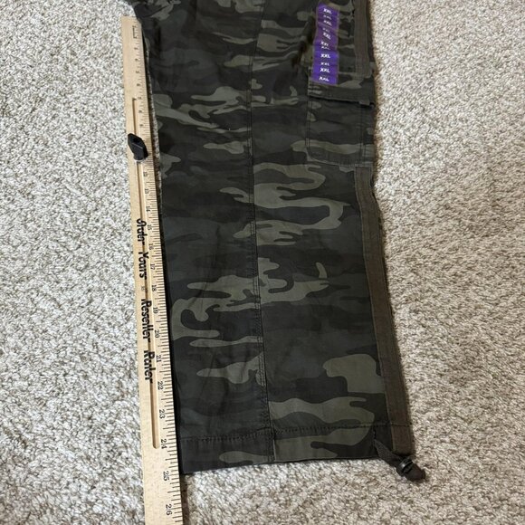Sanctuary Scout Pants Mens 2XL Camo Poplin Surplus Straight Leg Drawcord Cargo - Picture 11 of 12